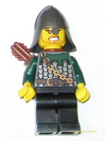 LEGO® Minifigurák cas457 - Kingdoms-sárkány  lovag-vicsorogva borostával