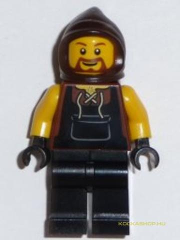 LEGO® Minifigurák cas467 - Kovács barna szakállal