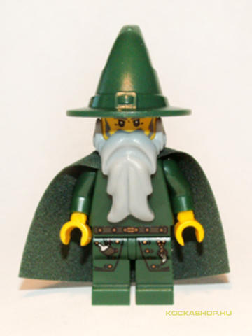 LEGO® Minifigurák cas509 - Sötét Zöld Varázsló (Sakk Király)