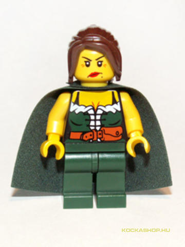 LEGO® Minifigurák cas510 - Sötét Zöld Sakk Királynő