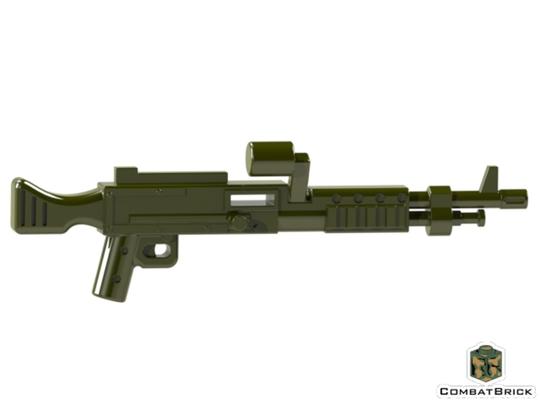 Katonai zöld M240 géppuska