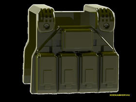 Katonai zöld Special Forces Plate Carrier