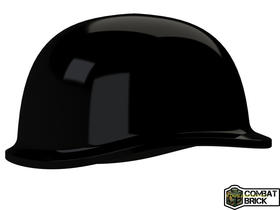 Fekete WWII US Army M1 Steel Pot Helmet