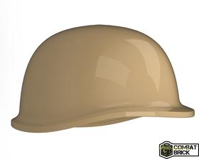Bézs WWII US Army M1 Steel Pot Helmet