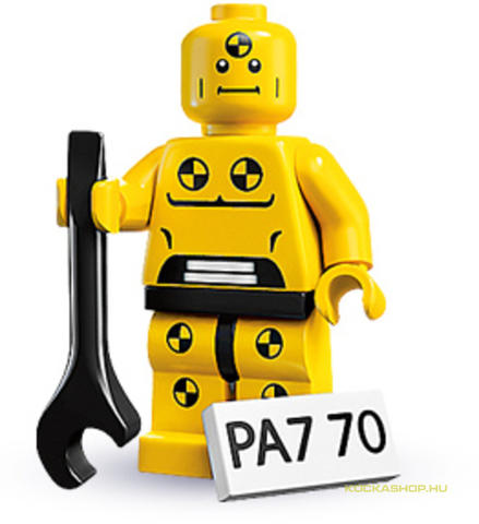 LEGO® Minifigurák Col008 - Minifigura 1. - Dummy - kiegészítő nélkül