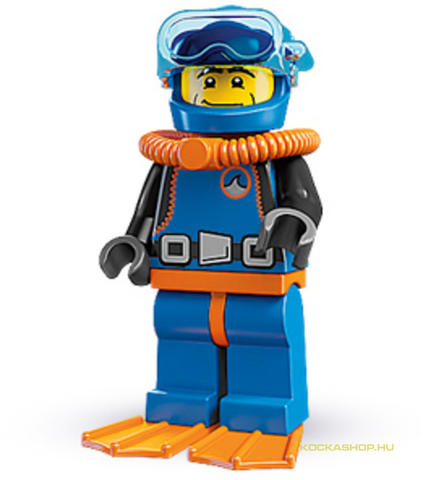 LEGO® Minifigurák col015 - Minifigura 1 széria. - Mélytengeri búvár