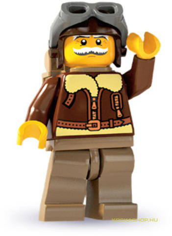 LEGO® Minifigurák col03-2 - Minifigura 3. sorozat- Pilóta