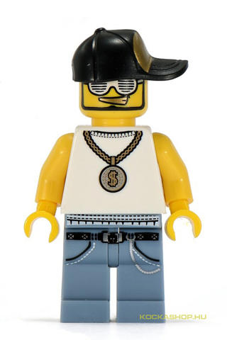 LEGO® Minifigurák col041h - Minifigura 3. sorozat- Rapper (kieg.nélkül)