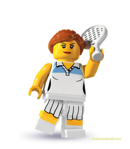 LEGO® Minifigurák col046 - Teniszező lány