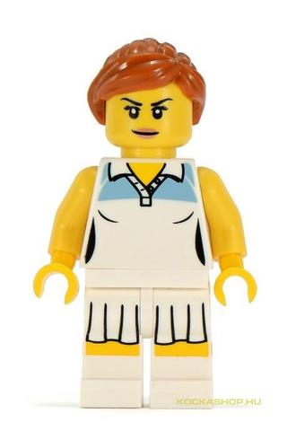LEGO® Minifigurák col046h - Teniszező lány (kieg.nélkül)