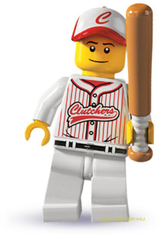 LEGO® Minifigurák col047 - Minifigura 3. sorozat - Baseball játékos - kiegészítő nélkül