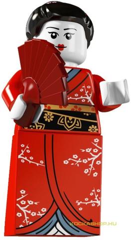 LEGO® Minifigurák col050 - Minifigura 4. sorozat - Gésa - kiegészítő nélkül