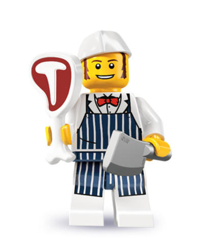 LEGO® Minifigurák col06-14  - Minifigura 6. sorozat - Hentes