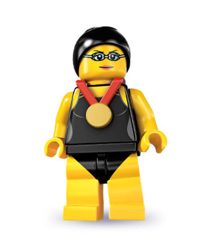 LEGO® Minifigurák col07-1 - Minifigura 7. sorozat - Úszóbajnok