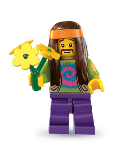 LEGO® Minifigurák col07-11 - Minifigura 7. sorozat - Hippi