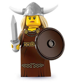 Minifigura 7. sorozat - Viking nő