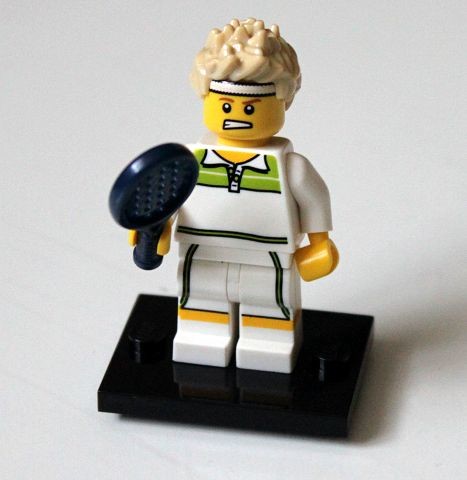 LEGO®  col07-9h - Tennis Ace Minifigura 