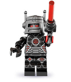 Minifigura 8. sorozat - Gonosz robot