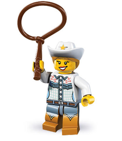 LEGO® Minifigurák col08-4  - Minifigura 8. sorozat - Tehenészlány
