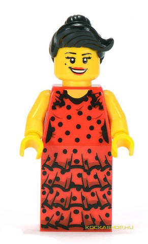 LEGO® Minifigurák col086h - LEGO Minifigura 6. sorozat - Flamenco táncos (kieg.nélkül)