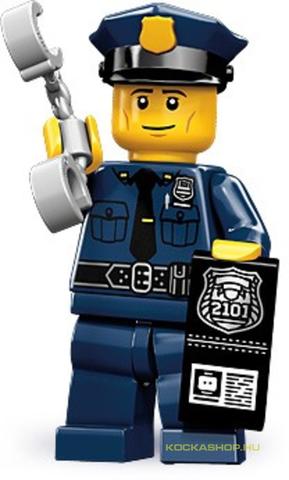 LEGO® Minifigurák col09-6 - Minifigura 9. sorozat - Rendőr