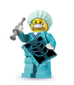 LEGO Minifigura 6. sorozat - Sebész