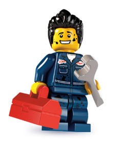 LEGO Minifigura 6. sorozat - Szerelő