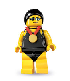 LEGO Minifigura 7. sorozat - Úszóbajnok
