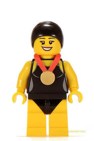 LEGO Minifigura 7. sorozat - Úszóbajnok (kieg.nélkül)
