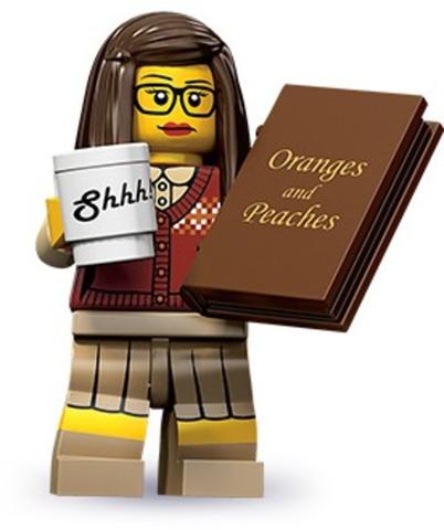 LEGO® Minifigurák col10-1 - Minifigura 10. sorozat - Könyvtárosnő