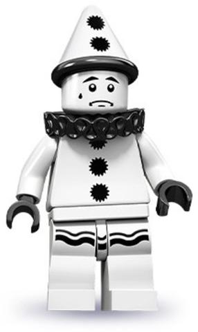 LEGO® Minifigurák col10-11 - Minifigura 10. sorozat - Szomorú bohóc