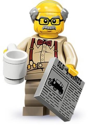 LEGO® Minifigurák col10-8 - Minifigura 10. sorozat - Nagypapa