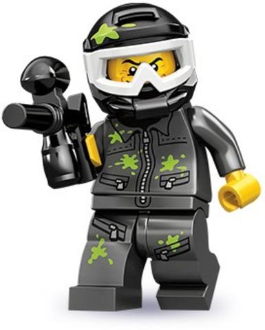 LEGO® Minifigurák col10-9 - Minifigura 10. sorozat - Paintball játékos