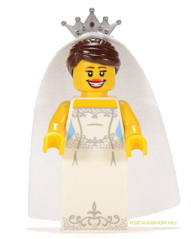 LEGO® Minifigurák Col100h - LEGO Minifigura 7. sorozat - Menyasszony (kieg.nélkül)