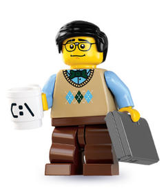 LEGO Minifigura 7. sorozat - Programozó