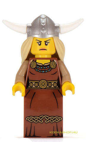 LEGO® Minifigurák col109h - LEGO Minifigura 7. sorozat - Viking nő (kieg.nélkül)