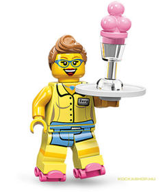 LEGO® Minifigurák col11-13 - Minifigura 11. sorozat - Görkoris pincérnő