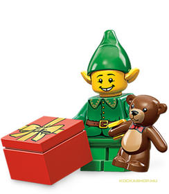 LEGO® Minifigurák col11-7 - Minifigura 11. sorozat - Manó ajándékdobozzal