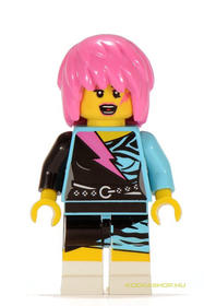 LEGO Minifigura 7. sorozat - Rocker lány (kieg.nélkül)