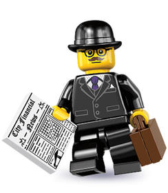 LEGO Minifigura 8. sorozat - Üzletember