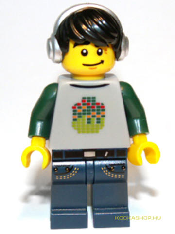 LEGO® Minifigurák col124h - LEGO Minifigura 8. sorozat - DJ (kieg.nélkül)