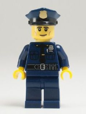 LEGO® Minifigurák col134 - Minifigura 9. sorozat - Rendőr (kiegészítő nélkül)