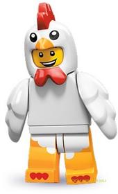 Minifigura 9. sorozat - Csirke ruhás ember