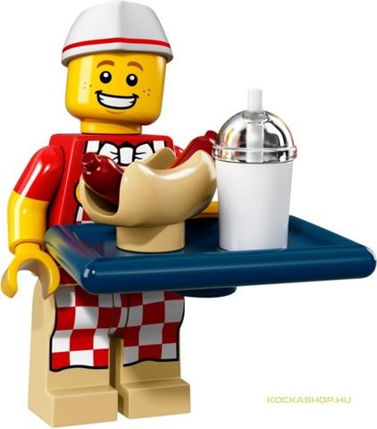 LEGO® Minifigurák col17-6 - Minifigura 17. sorozat - Hot-dog árus 