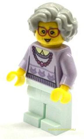 LEGO® Minifigurák col176h - Minifigura 11. sorozat - Nagymama (kieg.nélkül)