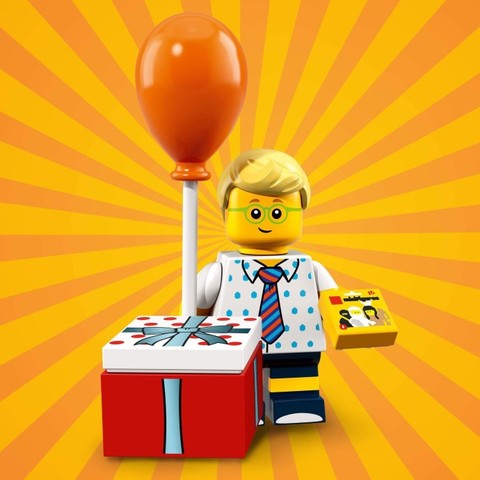 LEGO® Minifigurák col18-16 - 18. sorozat - Szülinapi zsúrozó kisfiú