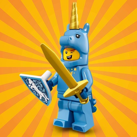 LEGO® Minifigurák col18-17 - 18. sorozat - Egyszarvú Lovag Fiú