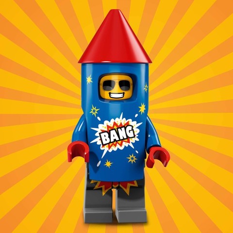 LEGO® Minifigurák col18-5 - 18. sorozat - Tűzijátékos fiú