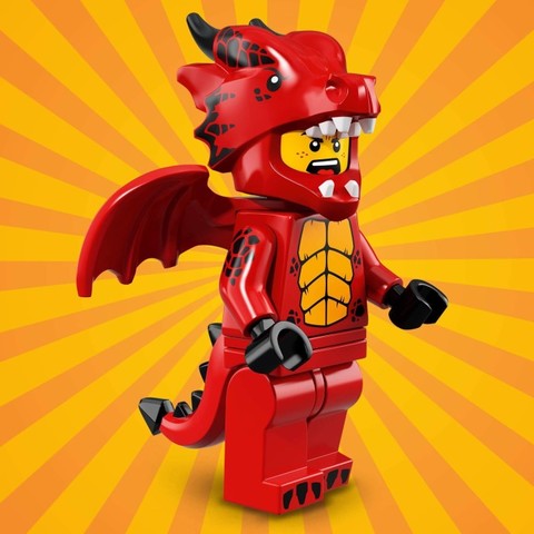 LEGO® Minifigurák col18-7 - 18. sorozat - Sárkányjelmezes fiú