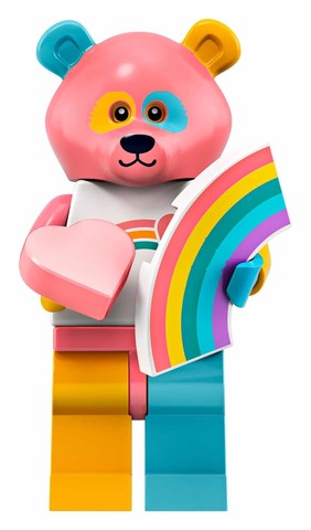 LEGO® Minifigurák col19-15 - Medvejelmezes fiú - 19. Sorozat